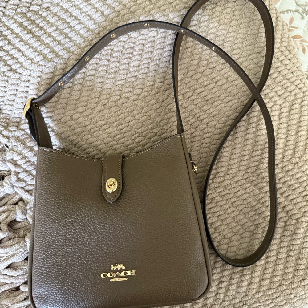 Coach Brown Crossbody Hadley Mini Bag